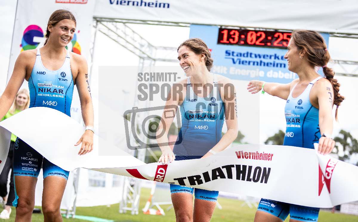 2. Triathlon-Bundesliga Viernheim 2025; Viernheim, 23.08.2025