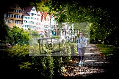 Fotoshooting mit Hanna Klein (LAV Stadtwerke Tuebingen); Tuebingen, 27.09.2022